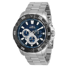 Invicta 30754 Men's Pro Diver Chrono Blue and Silver Dial Watch