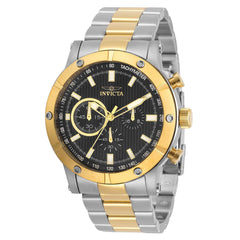 Invicta 30797 Men's Specialty Chrono Black and Gold Dial Watch