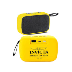 Invicta 31494 Portable Bluetooth Wireless Speaker, Yellow