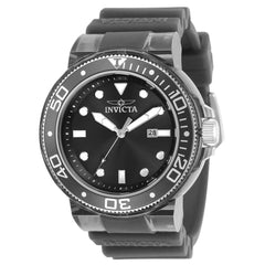 Invicta 32334 Men's Pro Diver Quartz Black Dial Strap Watch