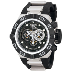 Invicta 6564 Men's Subaqua NOMA Rubber Strap Black Dial Chronograph Watch