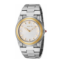 Invicta Boy's Quartz Watch - Reserve Slim Silver Dial Two Tone Case Bracelet | 41054