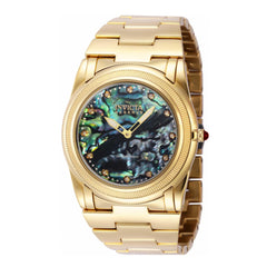 Invicta Boy's Quartz Watch - Reserve Slim Yellow Gold Steel Bracelet Diamond | 41065