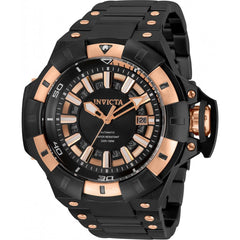Invicta Men's Automatic Watch - Akula Black and Rose Gold Dial SS Bracelet | 31863