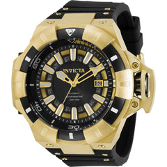 Invicta Men's Automatic Watch - Akula Black Silicone Strap Two Tone Case | 31885