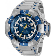 Invicta Men's Automatic Watch - Akula Blue and Silver Tone Dial Bracelet | 31816
