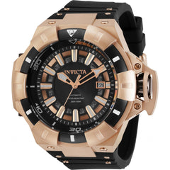 Invicta Men's Automatic Watch - Akula Rose Gold Tone Case Silicone Strap | 31888