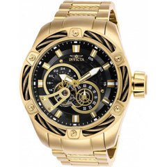 Invicta Men's Automatic Watch - Bolt Black Dial Yellow Gold Bracelet | 26775