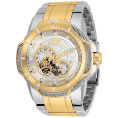 Invicta Men's Automatic Watch - Bolt Gold and Silver Dial Two Tone Bracelet | 31175
