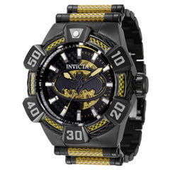 Invicta Men's Automatic Watch - DC Comics Batman Black and Gold Dial Steel | 40982