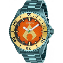 Invicta Men's Automatic Watch - DC Comics Orange Dial Green Bracelet | 27139