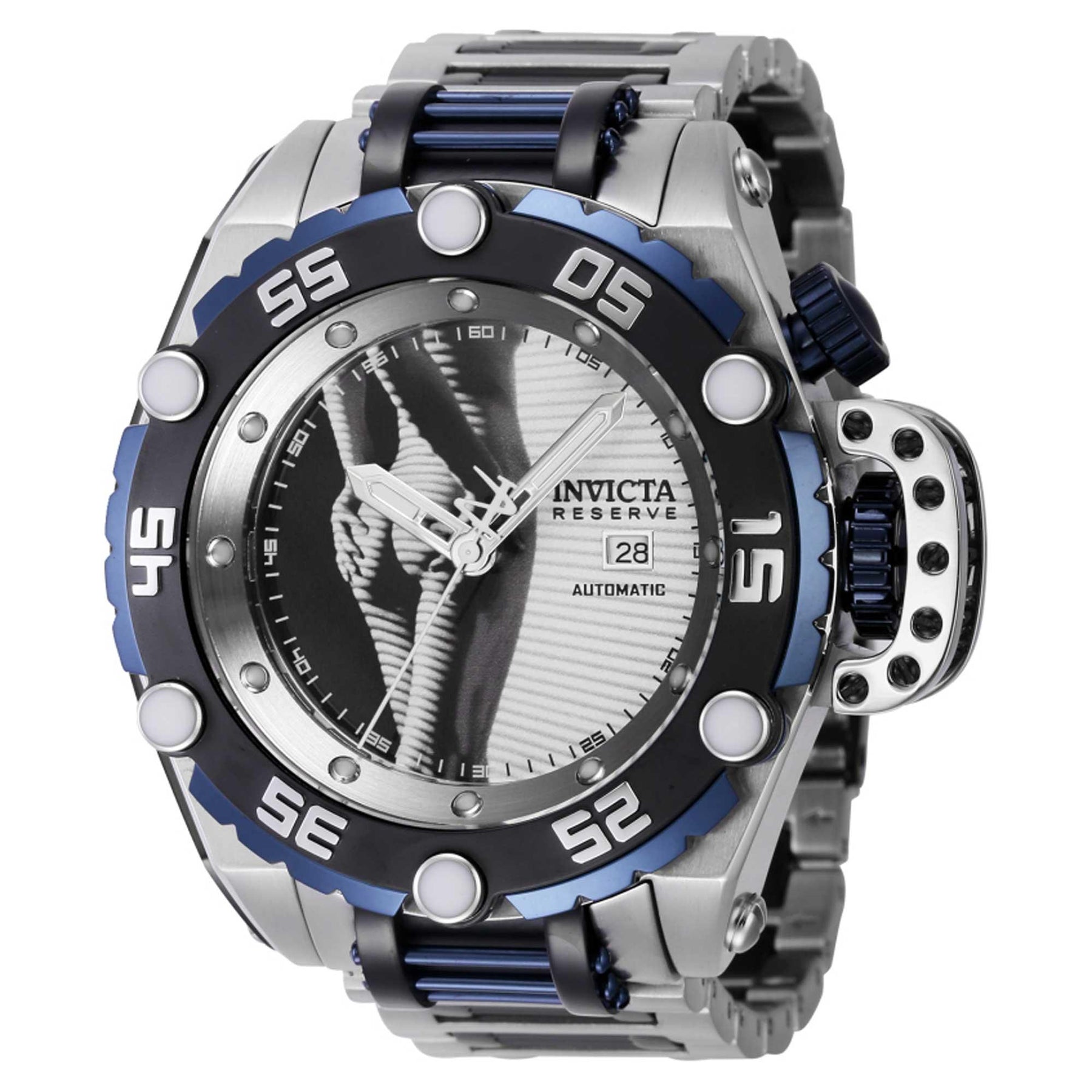 Invicta Men's Automatic Watch - Flying Fox Dark Blue, Black