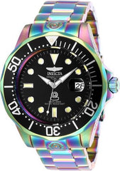 Invicta Men's Automatic Watch - Grand Diver Black Dial Iridescent Steel Dive | 26601