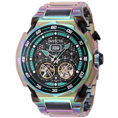 Invicta Men's Automatic Watch - JM Correa Iridescent and Black Steel Bracelet | 43807