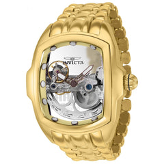 Invicta Men's Automatic Watch - Lupah Skeleton Dial Yellow Gold Bracelet | 36421