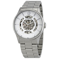 Invicta Men's Automatic Watch - Objet D Art Skeleton Dial Silver Tone Bracelet | 27570