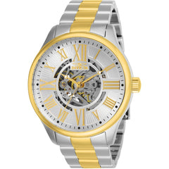 Invicta Men's Automatic Watch - Objet D Art Skeleton Dial Two Tone Bracelet | 27557