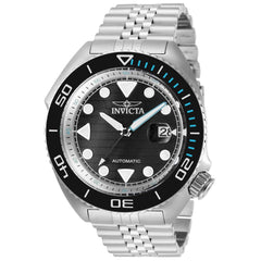 Invicta Men's Automatic Watch - Pro Diver Black and Silver Dial Bracelet | 30410