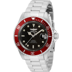 Invicta Men's Automatic Watch - Pro Diver Black Dial Bracelet Date Display | 35695