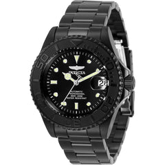 Invicta Men's Automatic Watch - Pro Diver Black Dial Bracelet Rotating Bezel | 33052