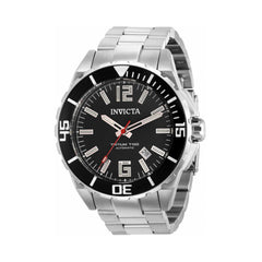 Invicta Men's Automatic Watch - Pro Diver Black Dial Silver Steel Bracelet | 39416