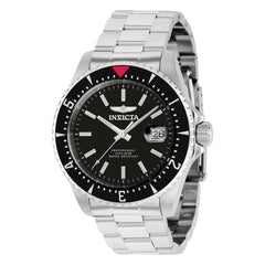 Invicta Men's Automatic Watch - Pro Diver Black Dial Silver Tone Bracelet | 36780