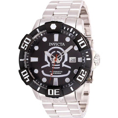 Invicta Men's Automatic Watch - Pro Diver Black Dial Stainless Steel Bracelet | 26977