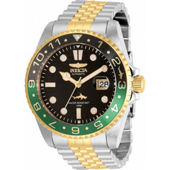 Invicta Men's Automatic Watch - Pro Diver Black Dial Two Tone Steel Bracelet | 35151