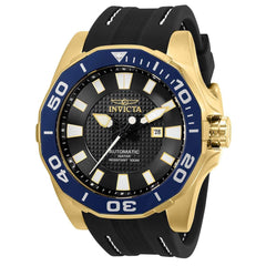 Invicta Men's Automatic Watch - Pro Diver Black Silicone Strap | 30505