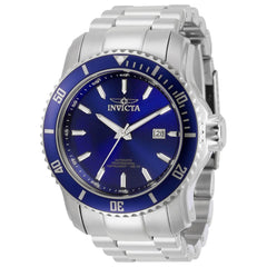 Invicta Men's Automatic Watch - Pro Diver Blue Dial Silver Tone Bracelet | 30554
