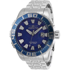 Invicta Men's Automatic Watch - Pro Diver Blue Dial Stainless Steel Bracelet | 30291