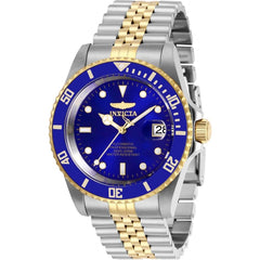 Invicta Men's Automatic Watch - Pro Diver Blue Dial Two Tone Bracelet | 29182