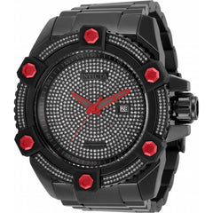 Invicta Men's Automatic Watch - Pro Diver Diamond Pave Dial Black SS Bracelet | 34187