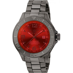 Invicta Men's Automatic Watch - Pro Diver Red Dial Stainless Steel Bracelet | 0423