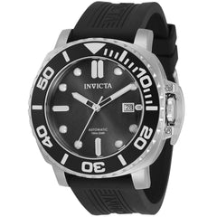 Invicta Men's Automatic Watch - Pro Diver Rotating Bezel Black Dial Strap | 34318