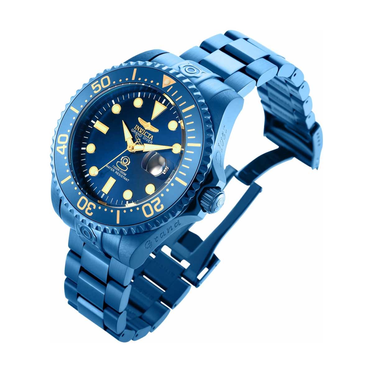 Invicta Men's Automatic Watch Pro Diver Blue Dial Stainless Steel Br