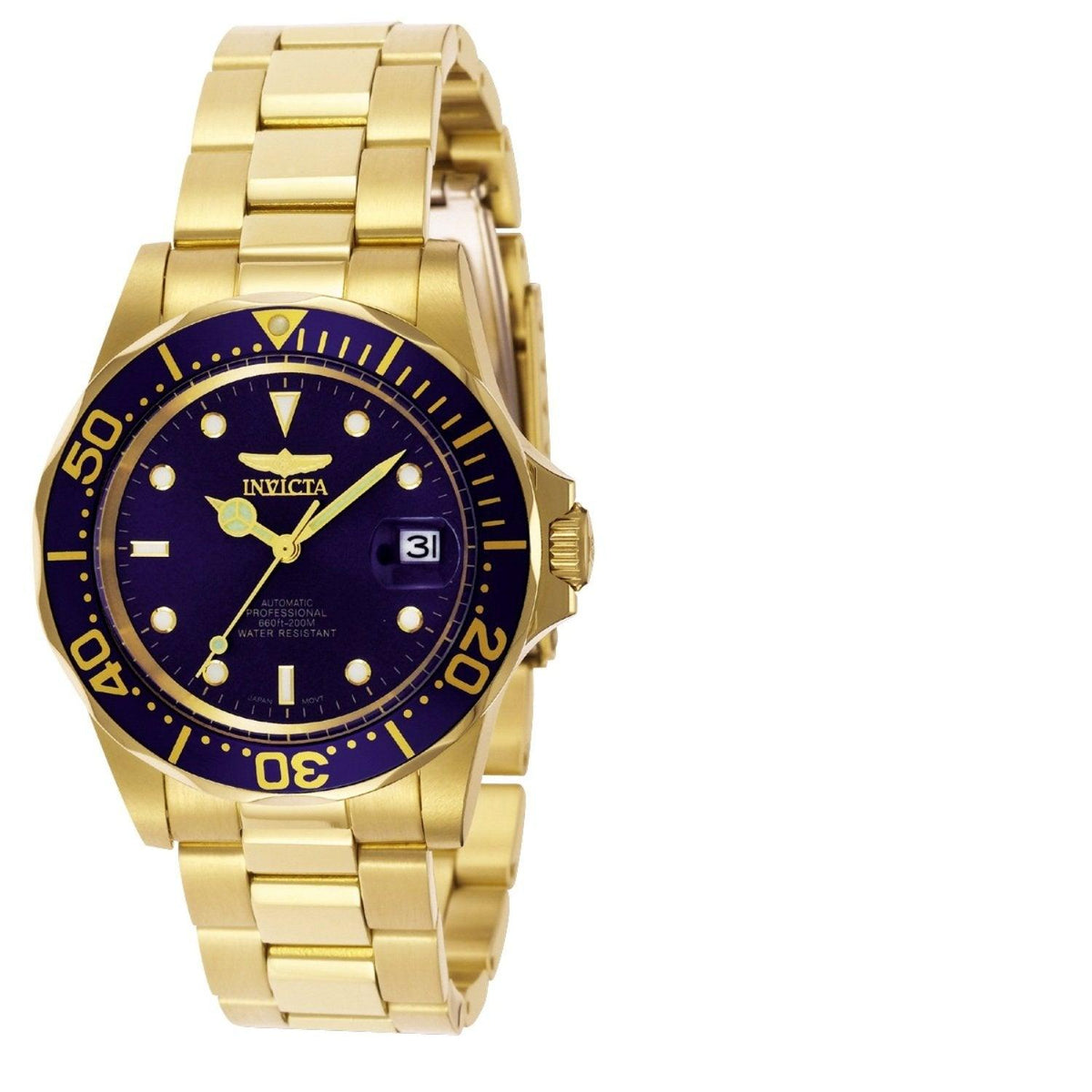 Invicta Men's Automatic Stainless Steel Watch - Pro Diver Black