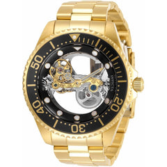 Invicta Men's Automatic Watch - Pro Diver YG Steel Bracelet Rotating Bezel | 34447