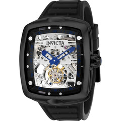 Invicta Men's Automatic Watch - S1 Rally Diablo Skeleton Dial Black Strap | 35283