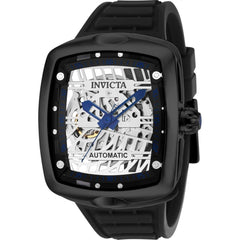 Invicta Men's Automatic Watch - S1 Rally Diablo Skeleton Dial Black Strap | 35290