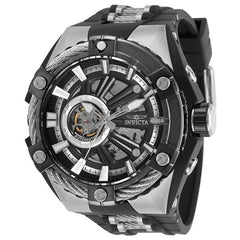 Invicta Men's Automatic Watch - S1 Rally Power Reserve Black and Silver Strap | 28864