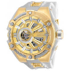 Invicta Men's Automatic Watch - S1 Rally White and Yellow Gold Strap | 28858