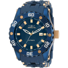 Invicta Men's Automatic Watch - Sea Spider TT Blue and Rose Gold Bracelet | 31694