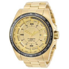 Invicta Men's Automatic Watch - Speedway Gold Tone Dial Steel Bracelet | 30519
