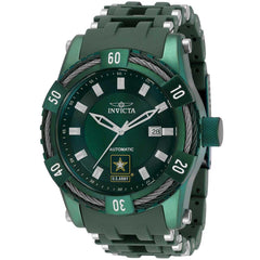 Invicta Men's Automatic Watch - U.S. Army Green Dial Green and Silver Strap | 34231
