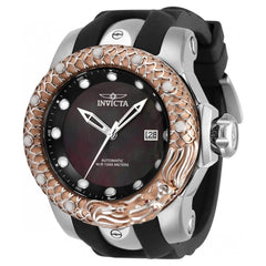 Invicta Men's Automatic Watch - Venom Black Mother of Pearl Dial Strap | 33599