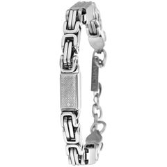 Invicta Men's Bracelet - Elements 233mm Length Silver Stainless Steel | 39600