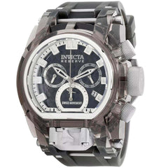 Invicta Men's Chrono Watch - Anatomic Bolt Zeus Magnum Black and Silver Dial | 33148