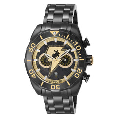 Invicta Men's Chrono Watch - DC Comics Black Adam Gold Tone and Black Dial | 43681