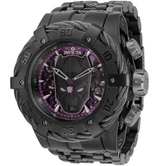 Invicta Men's Chrono Watch - Marvel Black Panther Gunmetal and Black Steel | 35166